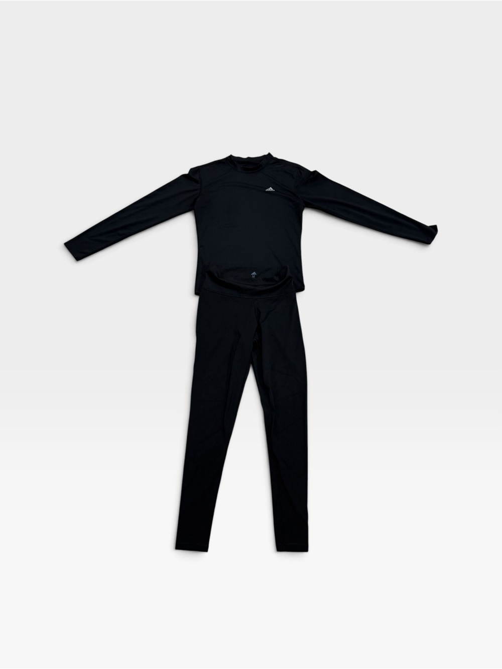 Women’s Adidas Black Athletic Set - Long Sleeve “dry-fit”  Top and Leggings